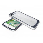 Wholesale iPhone 7 Clear Armor Hybrid Case (Silver)